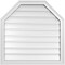 Ekena Millwork Octagonal Top Surface Mount PVC Gable Vent w/ 2"W x 1-1/2"P Brickmould Frame, 30"W x 30"H GVPOT30X3002SF - alternate 1